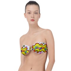 Happy Happiness Child Smile Joy Classic Bandeau Bikini Top  by Celenk