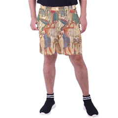 Egyptian Man Sun God Ra Amun Men s Pocket Shorts by Celenk