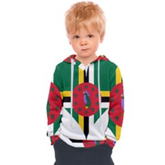 Heart Love Flag Antilles Island Kids  Overhead Hoodie by Celenk