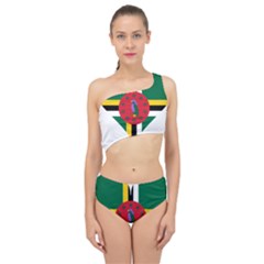 Heart Love Flag Antilles Island Spliced Up Two Piece Swimsuit