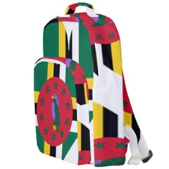 Heart Love Flag Antilles Island Double Compartment Backpack by Celenk