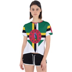 Heart Love Flag Antilles Island Open Back Sport Tee by Celenk