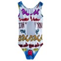 Christian Christianity Religion Kids  Cut-Out Back One Piece Swimsuit View2