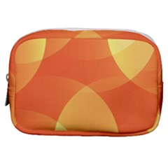 Abstract Orange Yellow Red Color Make Up Pouch (small) by Celenk