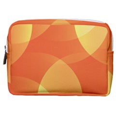 Abstract Orange Yellow Red Color Make Up Pouch (medium) by Celenk