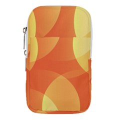 Abstract Orange Yellow Red Color Waist Pouch (small) by Celenk