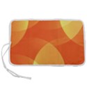 Abstract Orange Yellow Red Color Pen Storage Case (L) View1