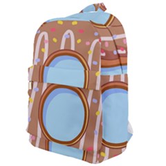 Dessert Food Donut Sweet Decor Chocolate Bread Classic Backpack by Uceng