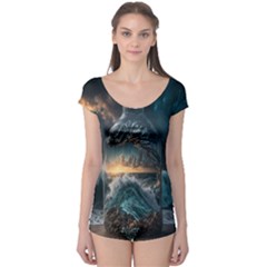 Fantasy People Mysticism Composing Fairytale Art 2 Boyleg Leotard 