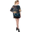 Fantasy People Mysticism Composing Fairytale Art 2 Oversized Chiffon Top View2