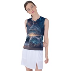 Fantasy People Mysticism Composing Fairytale Art 2 Women s Sleeveless Sports Top by Uceng