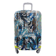 Abstract Acrylic Color Texture Watercolor Creative Luggage Cover (small) by Uceng