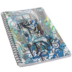 Abstract Acrylic Color Texture Watercolor Creative 5 5  X 8 5  Notebook