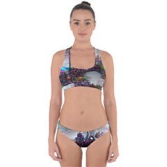 Abstract Art Psychedelic Art Experimental Cross Back Hipster Bikini Set by Uceng