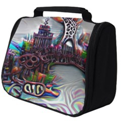 Abstract Art Psychedelic Art Experimental Full Print Travel Pouch (big)