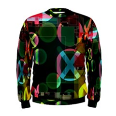 Abstract Color Texture Creative Men s Sweatshirt