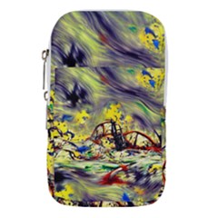 Abstract Arts Psychedelic Art Experimental Waist Pouch (small)