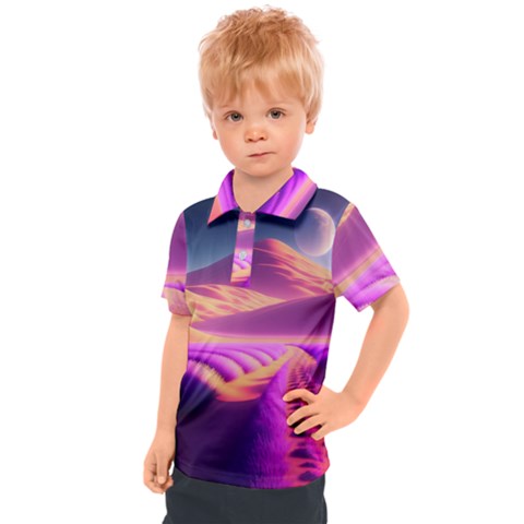 Fantasy Art Wallpaper Artwork Desktop Kids  Polo Tee by Uceng