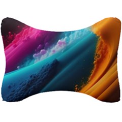 Abstract Art Artwork Seat Head Rest Cushion by Uceng