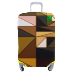 Abstract Experimental Geometric Shape Pattern Luggage Cover (medium) by Uceng