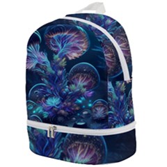 Fantasy People Mysticism Composing Fairytale Art 3 Zip Bottom Backpack by Uceng