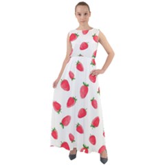 Strawberry Chiffon Mesh Boho Maxi Dress