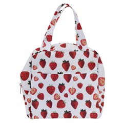 Strawberry Watercolor Boxy Hand Bag by SychEva