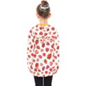 Strawberries Kids  Double Breasted Button Coat View2