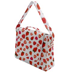 Strawberries Box Up Messenger Bag by SychEva