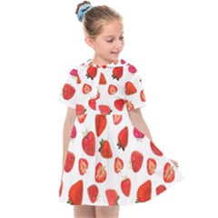 Strawberries Kids  Sailor Dress by SychEva