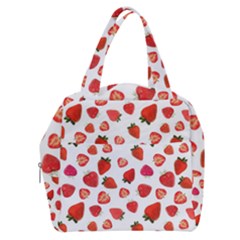 Strawberries Boxy Hand Bag by SychEva