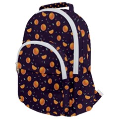 Oranges Rounded Multi Pocket Backpack by SychEva