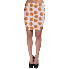 Orange Bodycon Skirt