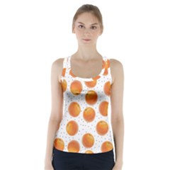 Orange Racer Back Sports Top by SychEva