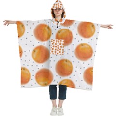 Orange Women s Hooded Rain Ponchos by SychEva
