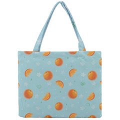 Oranges Pattern Mini Tote Bag by SychEva
