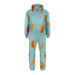 Oranges Pattern Hooded Jumpsuit (kids) by SychEva