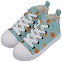 Oranges Pattern Kids  Mid-Top Canvas Sneakers View2