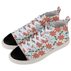 Bloom Blossom Botanical Men s Mid-top Canvas Sneakers