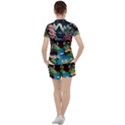 Japanese Garden Flowers Landscape Women s Tee and Shorts Set View2