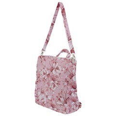 Flower Flowers Floral Flora Naturee Pink Pattern Crossbody Backpack by Jancukart