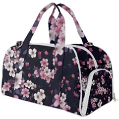 Sakura Flower Flowers Floral Flora Nature Burner Gym Duffel Bag by Jancukart