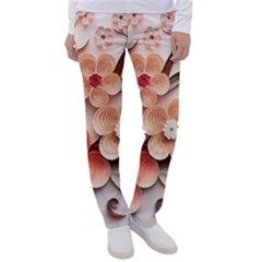 Sakura Flowers Flower Pink Blossom Spring Women s Casual Pants