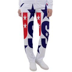 Usa Stars Fourth Of July Symbol America Usa Stars Women s Casual Pants by Wegoenart