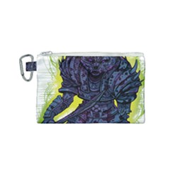 Zombie Animal Warrior Armor Arrows Aura Canvas Cosmetic Bag (small) by Wegoenart