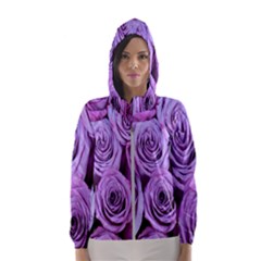 Roses-52 Women s Hooded Windbreaker by nateshop