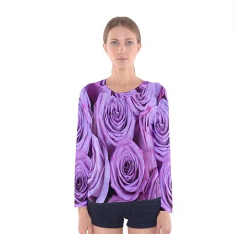 Roses-52 Women s Long Sleeve Tee by nateshop