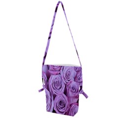 Roses-52 Folding Shoulder Bag by nateshop