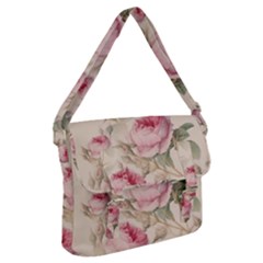 Roses-58 Buckle Messenger Bag by nateshop