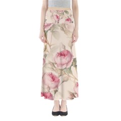 Roses-58 Full Length Maxi Skirt by nateshop